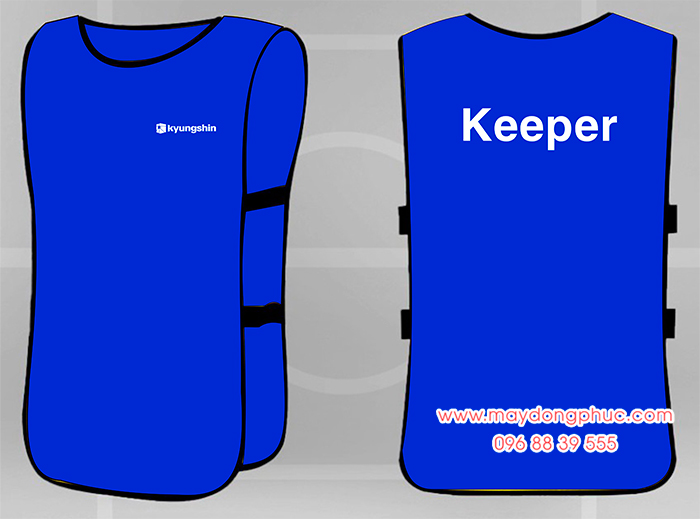 May áo gile màu xanh Công ty Kyungshin Nghe An – Keeper - mẫu 2