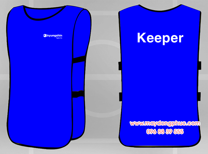 May áo gile màu xanh Công ty Kyungshin Nghe An – Keeper