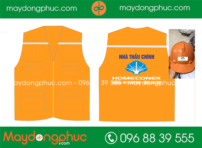May áo gile Nhà thầu chính Homeconex