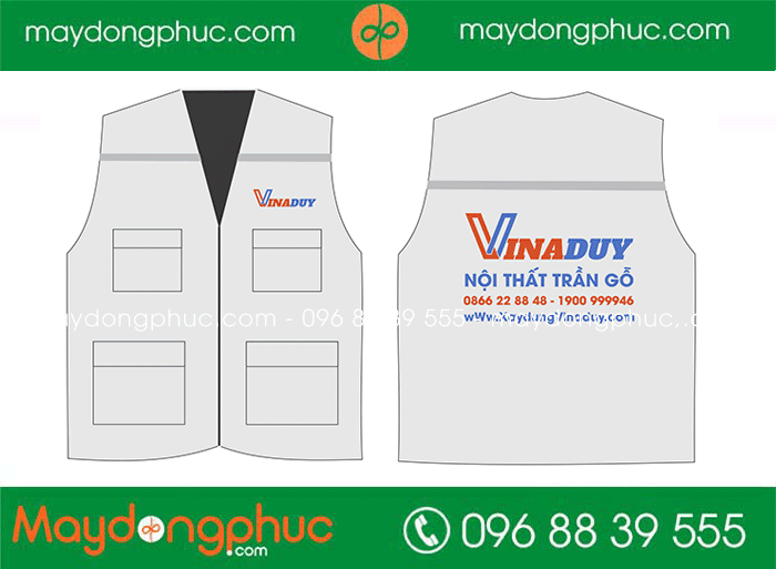 May áo gile Nội thất trần gỗ Vinaduy