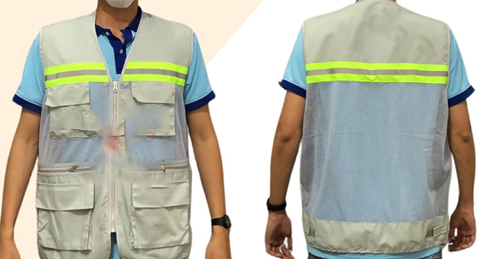 May áo gile đồng phục phản quang