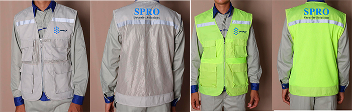 May áo gile Công ty SPRO Security Solutions
