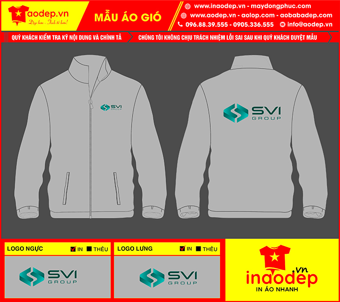 May áo gió Công ty SVI Group