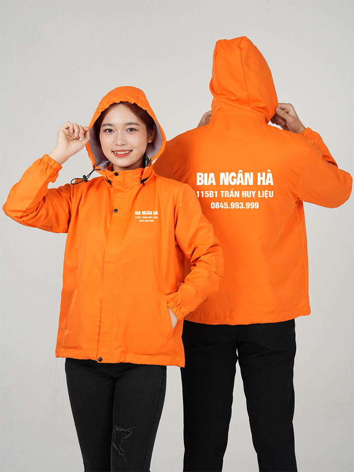 May áo gió đồng phục Bia Ngân Hà