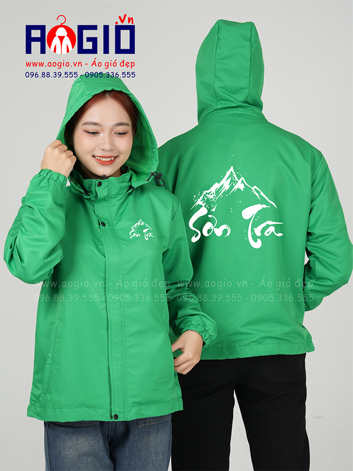 May áo gió đồng phục Sơn Trà