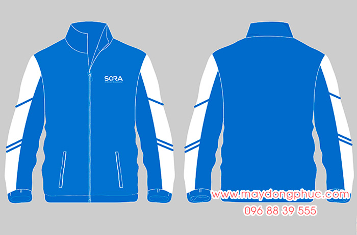 May áo khoác Công ty Sora An innovative & trusted partner - mẫu 2