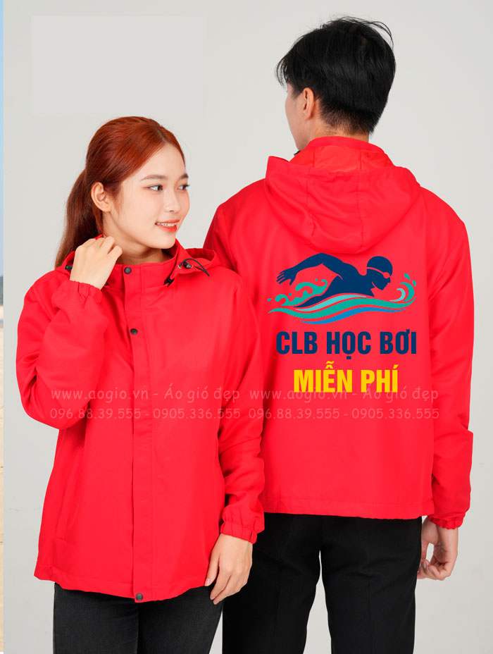 May áo khoác gió Câu lạc bộ học bơi miễn phí