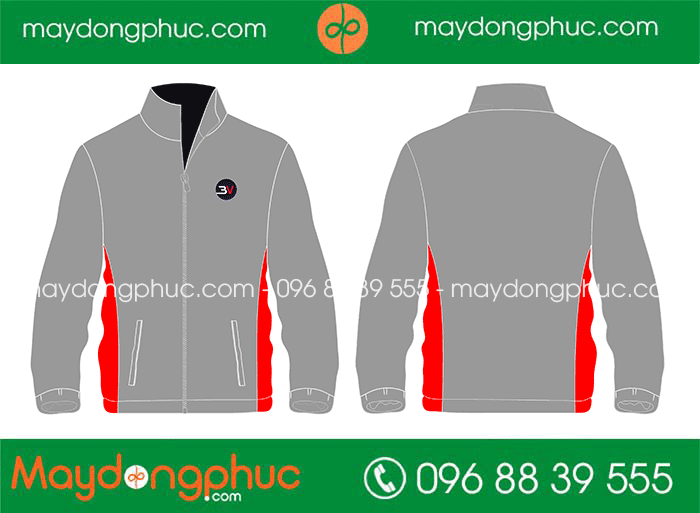 May áo khoác đồng phục Công ty 3V