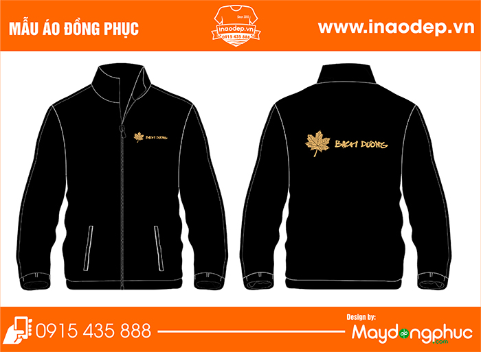 May áo khoác Công ty Bạch Dương