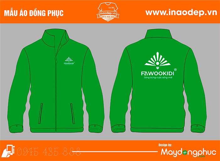 May áo khoác Công ty Fawookidi