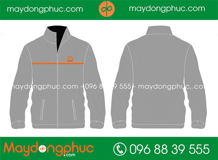 May áo khoác đồng phục Công ty INDU Việt Nam - mẫu 2