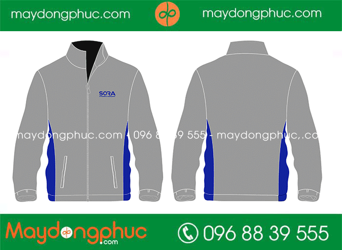 May áo khoác Công ty SORA - mẫu 2