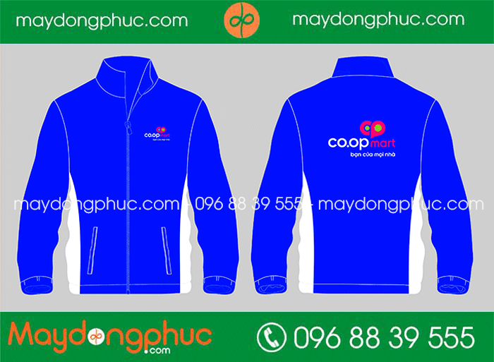 May áo khoác Siêu thị Coop-mart - mẫu 2
