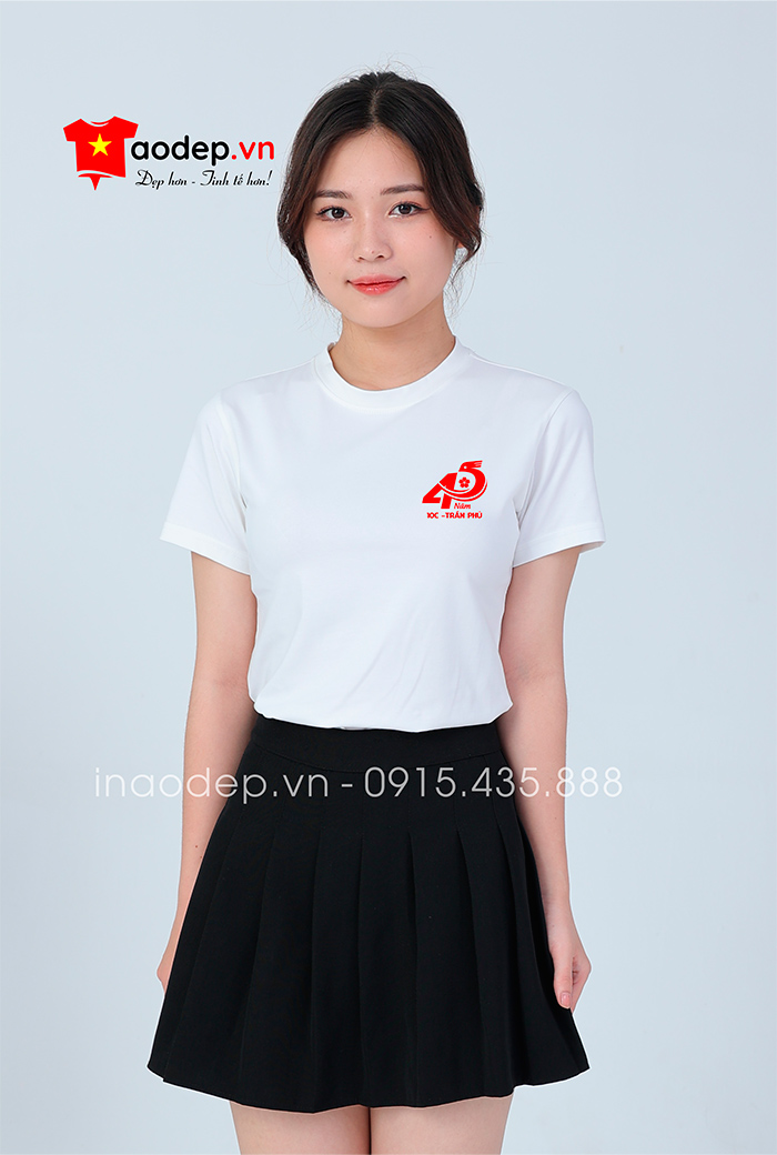 May áo Lớp 10C Trường Trần Phú kỉ niệm 45 năm