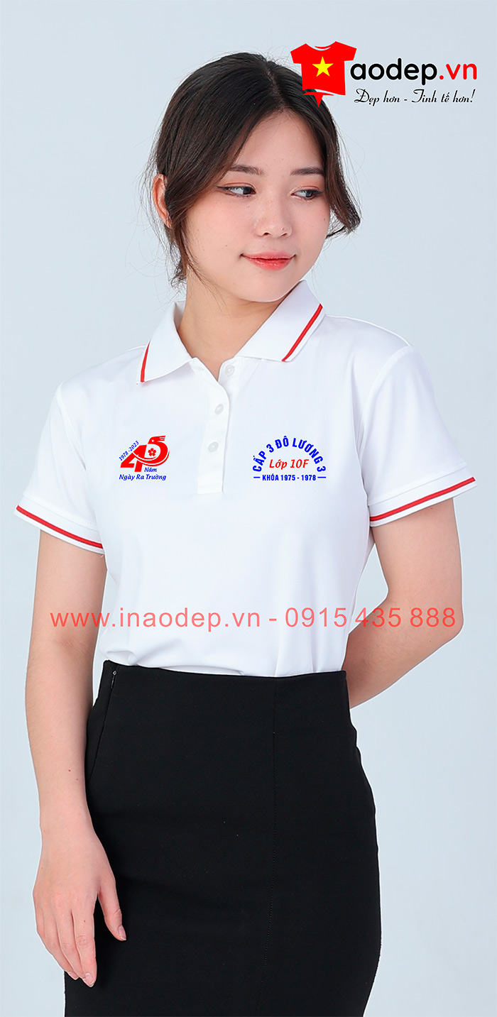 May áo Lớp 10F Cấp 3 Đô Lương 3 45 năm Ngày ra trường