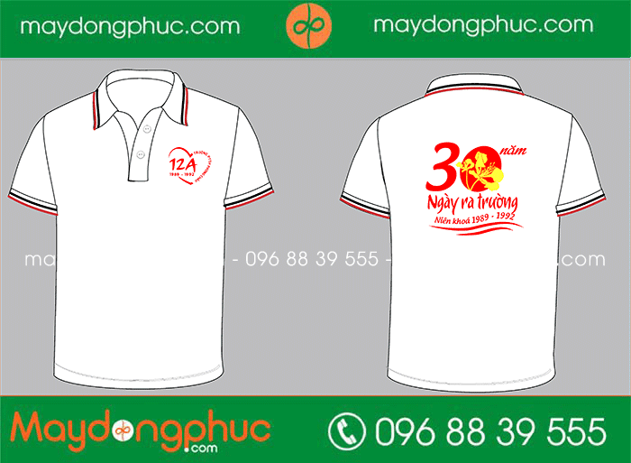 May áo Lớp 12A Trường PTTH Phong Châu 30 năm Ngày ra trường