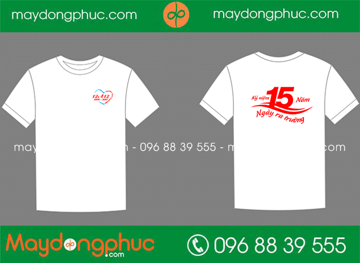 May áo Lớp 12A12 khóa 2004 – 2007 Trường THPT Lê Quý Đôn
