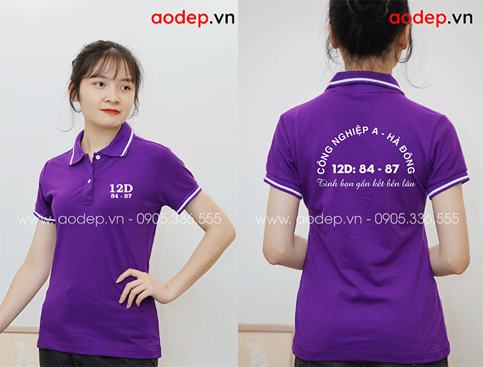 May áo Lớp 12D 84-87 trường Công nghiệp A – Hà Đông