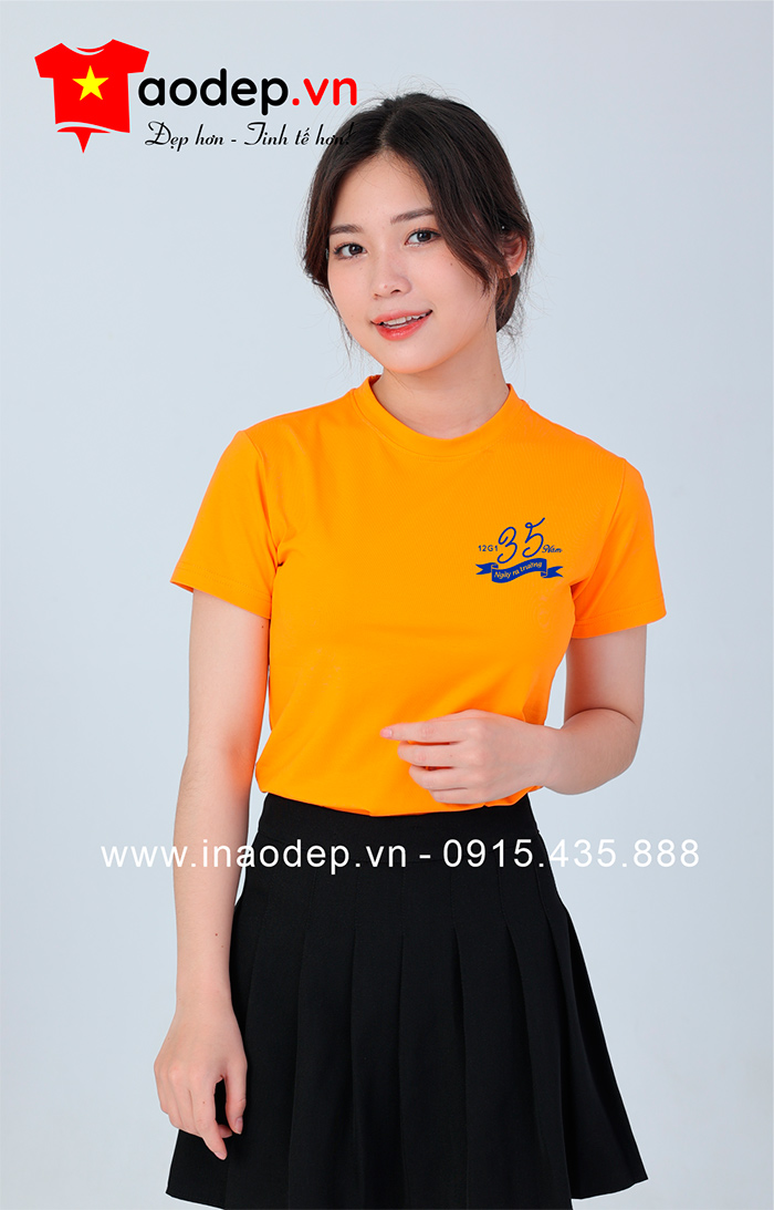 May áo Lớp 12G1 kỉ niệm 35 năm Ngày ra trường