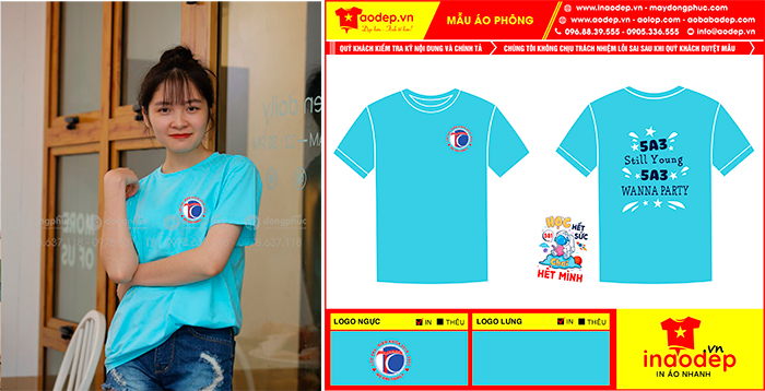 May áo Lớp 5A3 niên khóa 2018-2023