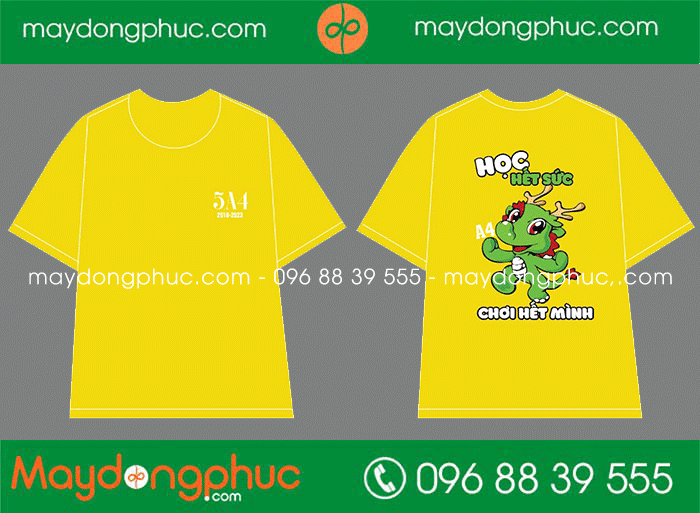 May áo Lớp 5A4 2018-2023