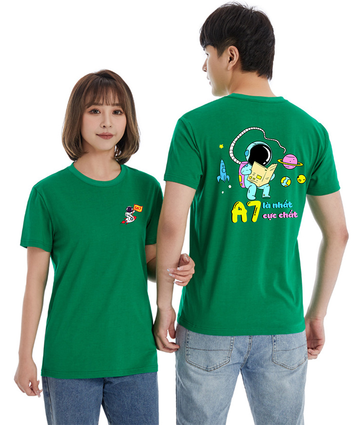 May áo cổ tròn Lớp 5A7