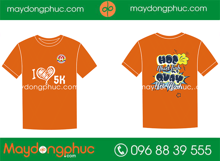 May áo Lớp 5k Trường tiểu học Dịch Vọng A Quận Cầu Giấy - mẫu 2