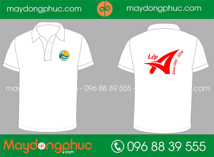 May áo Lớp A Khóa 1995-1998 Trường THPT Trần Đăng Ninh 25 năm