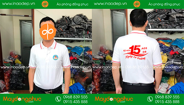 May áo Lớp A05-08 kỉ niệm 15 năm Ngày ra trường