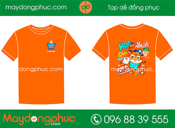 May áo Lớp A2 Trường THCS Lê Hồng Phong
