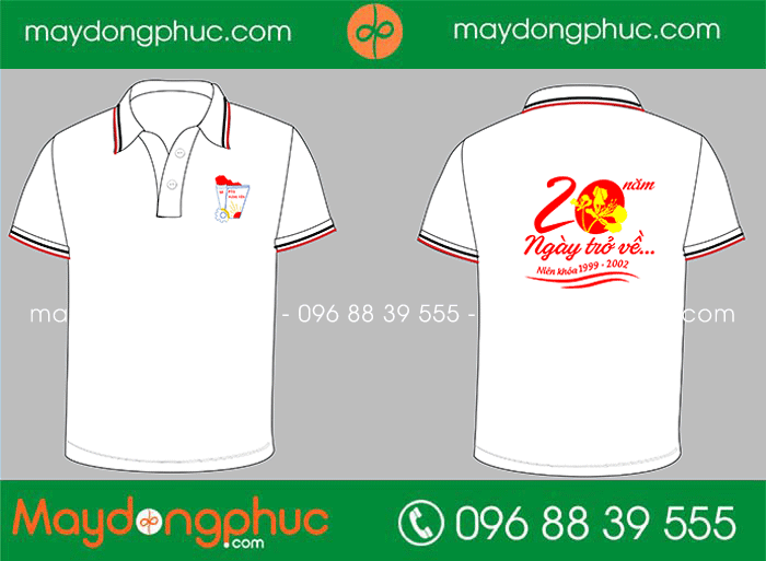 May áo Lớp PT3 Hưng Yên niên khóa 1999-2002