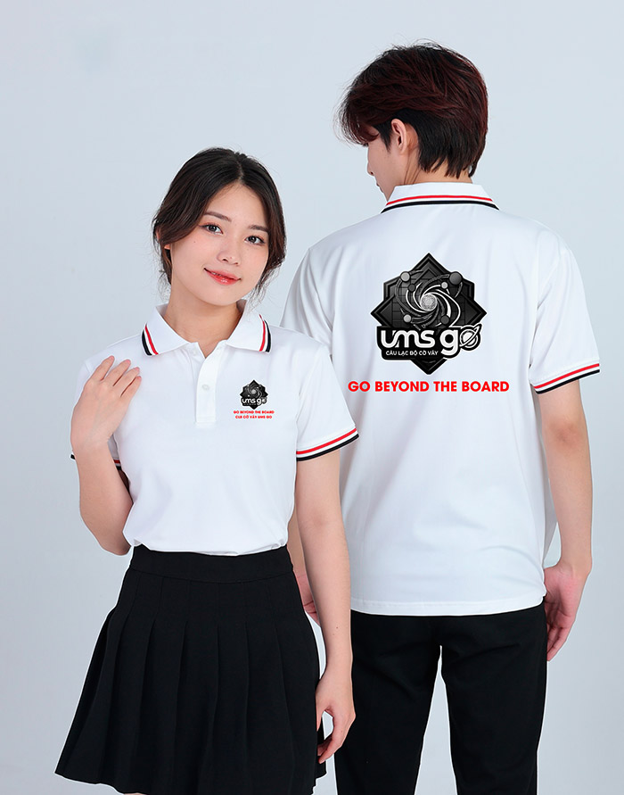 May áo phông Câu lạc bộ Cờ vây UMS Go beyond the board