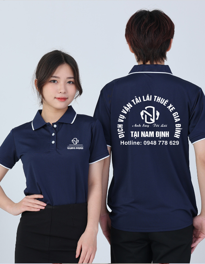May áo phông Dịch vụ vận tải lái thuê xe gia đình Quang Nghĩa