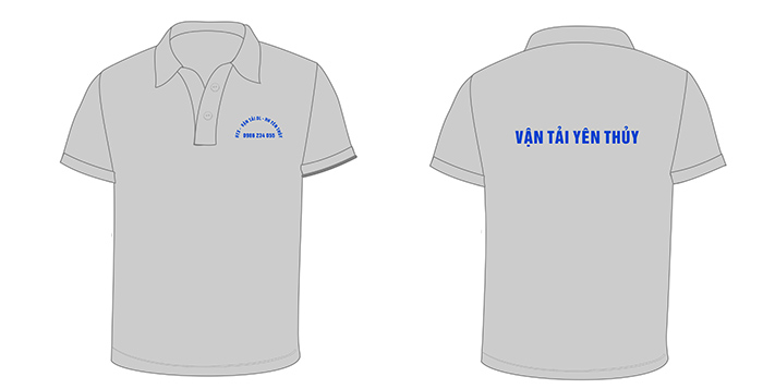 May áo phông HTX-Vận tải DL – HH Yên Thủy