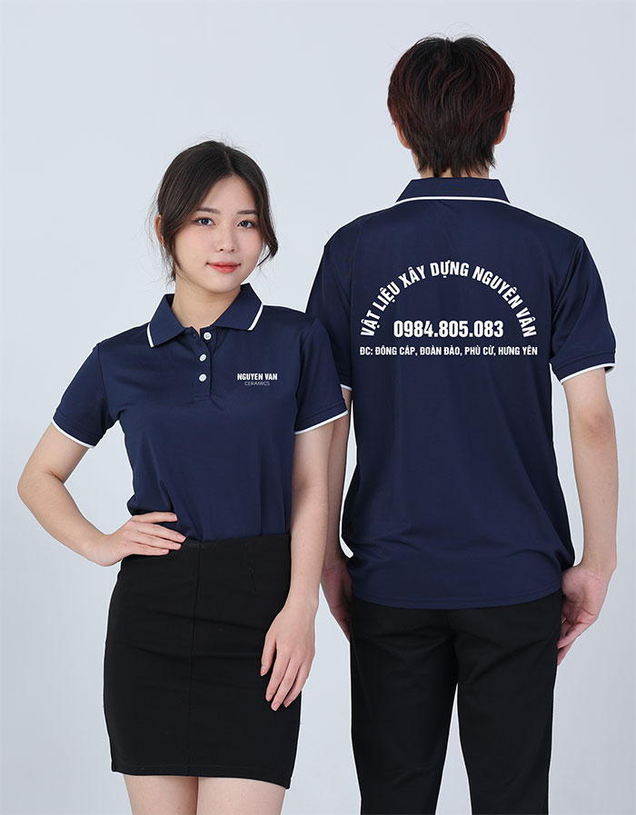May áo phông Vật liệu xây dựng Nguyên Vân - mẫu 2