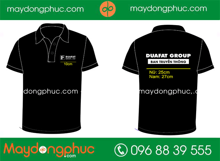 May áo phông Ban truyền thông Duafat Group