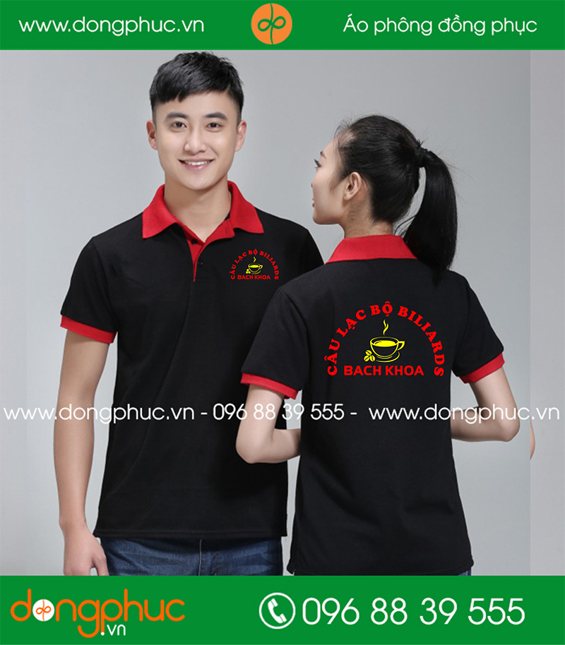 May áo phông Câu lạc bộ Billards Bách Khoa