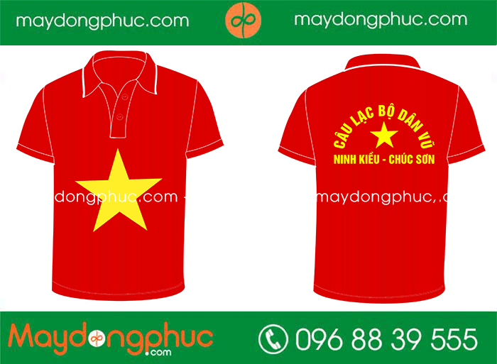 May áo phông Câu lạc bộ Dân vũ Ninh Kiều – Chúc Sơn