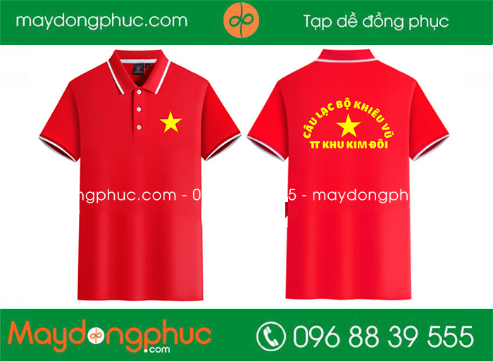 May áo phông Câu lạc bộ khiêu vũ TT Khu Kim Đôi