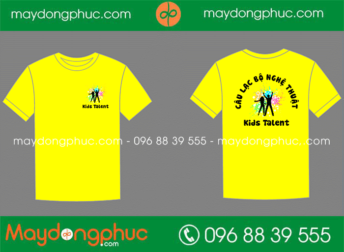 May áo phông Câu lạc bộ nghệ thuật Kids Talent
