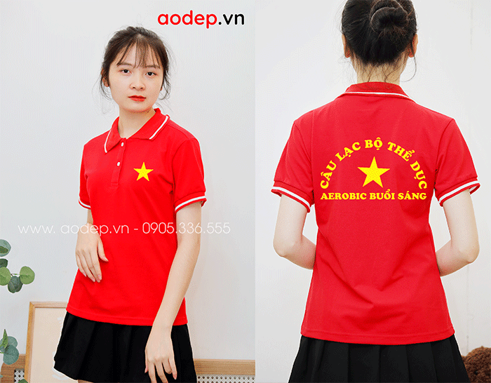 May áo phông Câu lạc bộ thể dục Aerobic buổi sáng
