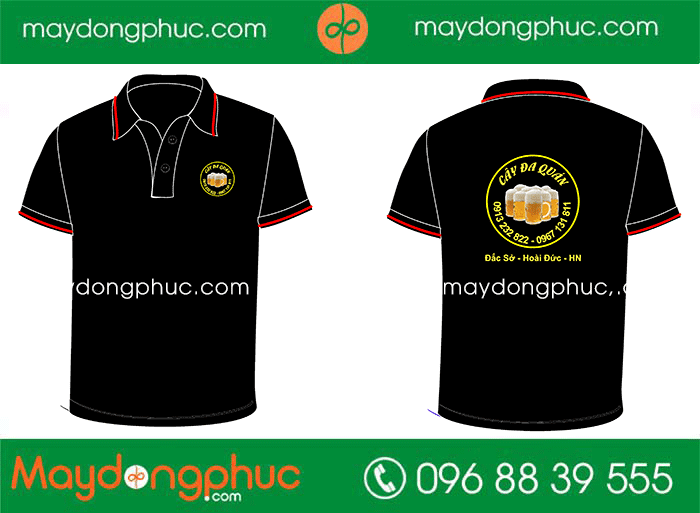 May áo phông Quán Cây Đa Quán