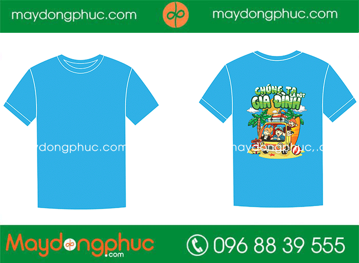 May áo phông Chúng ta là một gia đình