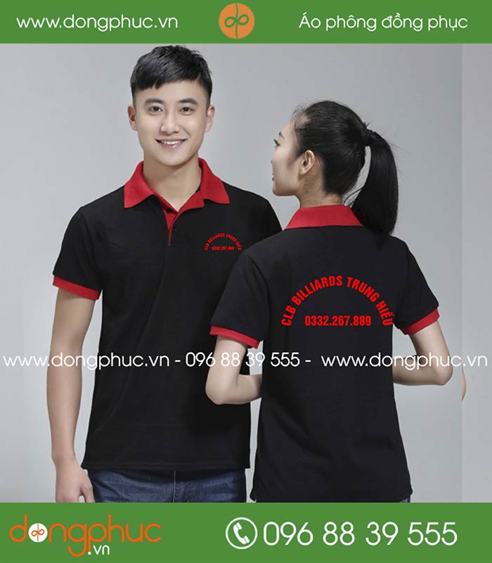 May áo phông CLB Billards Trung Hiếu