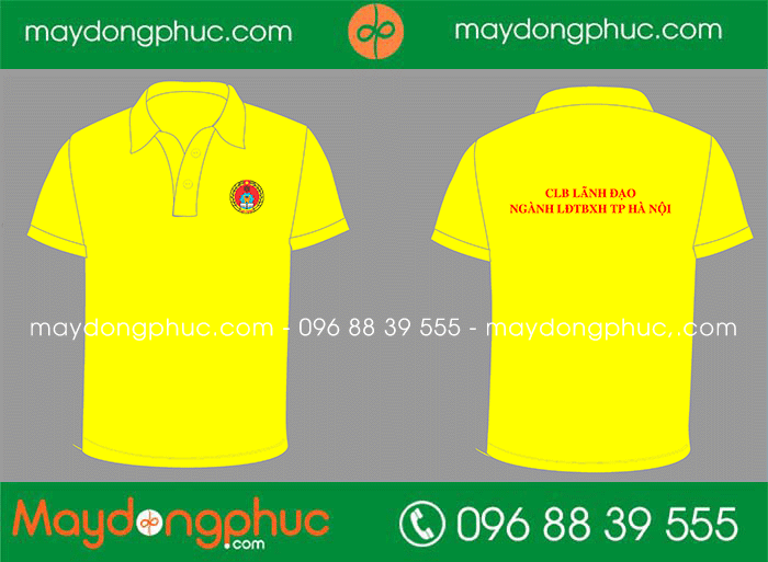 May áo phông CLB lãnh đạo ngành LĐTBXH TP Hà Nội