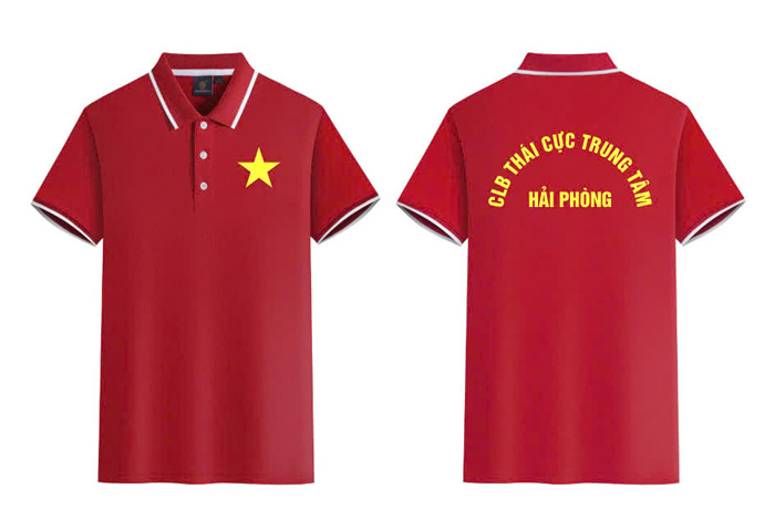 May áo phông CLB Thái cực Trung tâm Hải Phòng