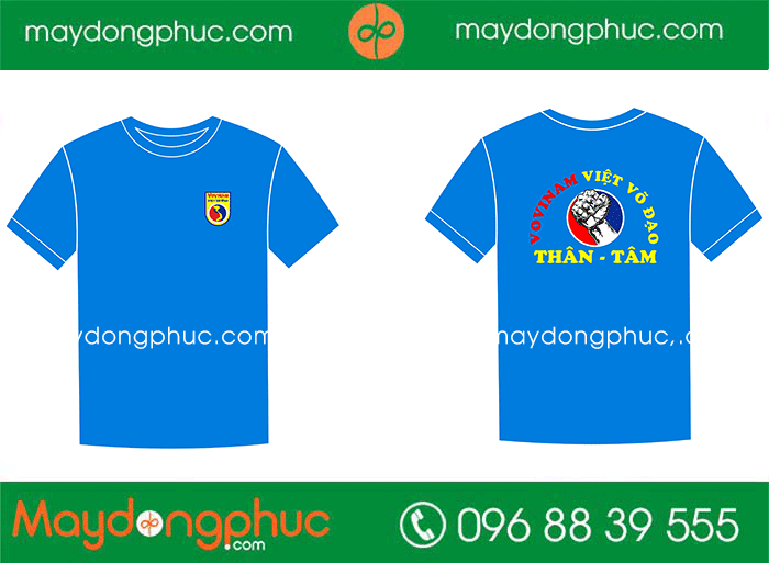 May áo phông CLB Vovinam Việt Võ Đạo