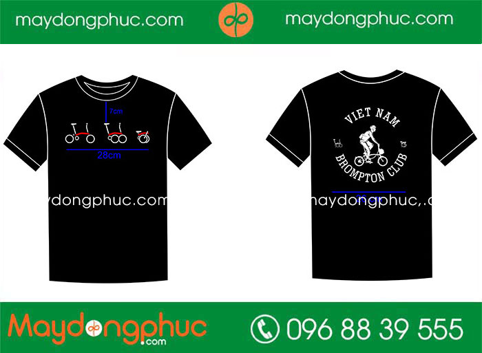 May áo phông Club xe đạp Brompton