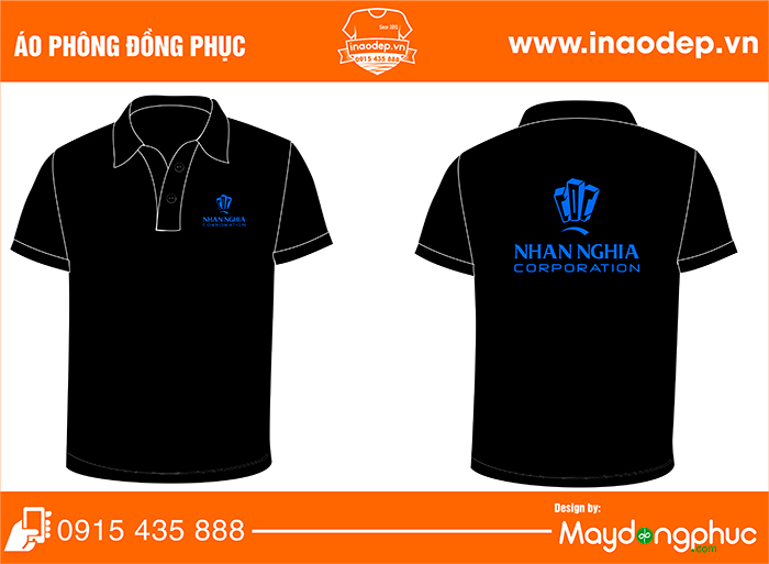 May áo phông cổ bẻ Công ty Nhan Nghia Corporation