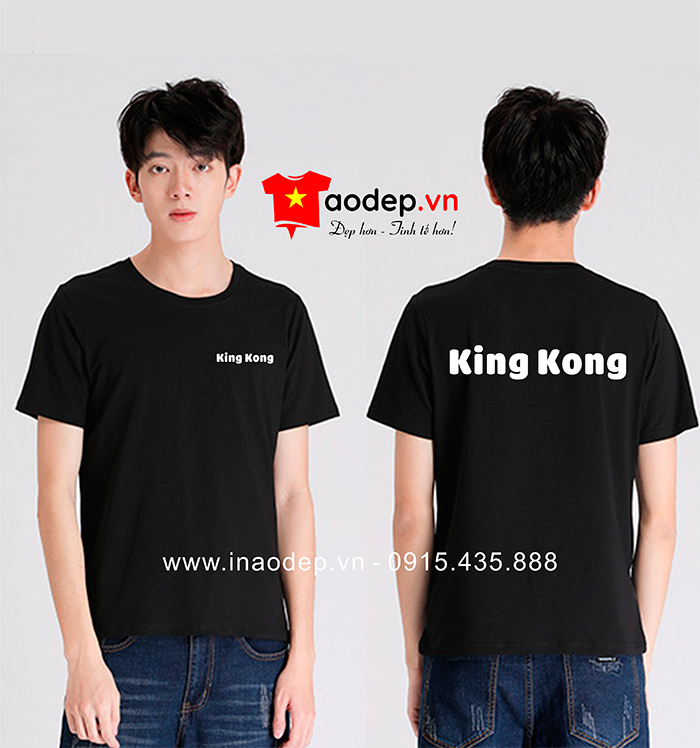 May áo phông cổ tròn CLB Billards King Kong
